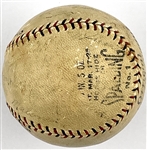 1932 Chicago Cubs National League Champion Team Signed Baseball – 20 Signatures Incl. Hartnett, Grimes and Herman
