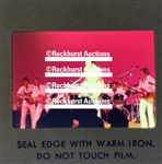 Group of Nine 35mm Color Slides of Elvis Presley in Rehearsals and on Stage During <em>Elvis: That’s the Way it Is</em> with LOA from Graceland Authenticated