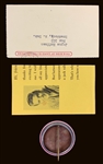 1959 “Elvis Presley Fan Club” Membership Cards and Button (3 Items)