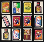 1973-74 Wacky Packages Collection of 62 with Series 6 Complete Set