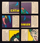 High Grade 1966 A&BC Gum Batman Black Bat Complete Set (55) and 1966 A&BC Gum Batman Red Bat Complete Set (44)