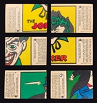 High Grade 1966 A&BC Gum Batman Black Bat Complete Set (55) and 1966 A&BC Gum Batman Red Bat Complete Set (44)