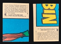 High Grade 1966 A&BC Gum Batman Black Bat Complete Set (55) and 1966 A&BC Gum Batman Red Bat Complete Set (44)