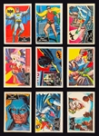High Grade 1966 A&BC Gum Batman Black Bat Complete Set (55) and 1966 A&BC Gum Batman Red Bat Complete Set (44)
