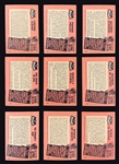 High Grade 1966 A&BC Gum Batman Black Bat Complete Set (55) and 1966 A&BC Gum Batman Red Bat Complete Set (44)