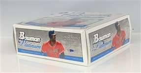 2010 Bowman Platinum Baseball Factory Sealed Hobby Box with 24 Packs – Possible Mike Trout Card