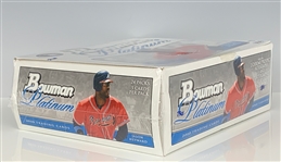2010 Bowman Platinum Baseball Factory Sealed Hobby Box with 24 Packs – Possible Mike Trout Card