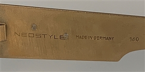 Elvis Presley Owned Neostyle Nautic TCB Sunglasses - Gifted to Friend Kathie Kitten Spehar in His Suite at The Las Vegas Hilton