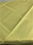 Elvis Presley Stage Used Yellow Satin Scarf Gifted to Friend Kathie Kitten Spehar in the Audience at the Las Vegas Hilton with Other Concert Ephemera