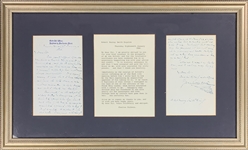 Charles Dickens Handwritten and Signed Letter in Beautiful Framed Display – JSA Full LOA