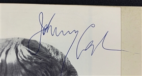 Johnny Cash, George Jones and Faron Young Signed 1963 Johnny Cash “Hollywood Bowl Tour” Concert Program (BAS)