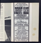 Johnny Cash, George Jones and Faron Young Signed 1963 Johnny Cash “Hollywood Bowl Tour” Concert Program (BAS)