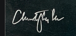 Christopher Lee Signed 8 x 10 Photo as <em>Dracula</em> (PSA/DNA & BAS)
