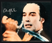 Christopher Lee Signed 8 x 10 Photo as <em>Dracula</em> (PSA/DNA & BAS)