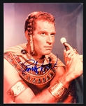 Charlton Heston Signed 8 x 10 Photo as Moses from <em>The Ten Commandments</em> (BAS)