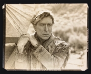 William S. Hart (Silent-Era Western Film Superstar) 1910s Photo Collection of Three (3) Incl. 1910 Pre-Film Career Cabinet Photo