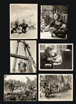 1930's Errol Flynn Studio-Issued Promotional Photo Collection of Six from <em>The Adventures of Robin Hood</em> and Others