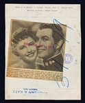 1930s-40s Barbara Stanwyck Studio-Issued News Service Photo Collection of Four (4) Incl. Stunning Oversized <em>Meet John Doe</em> Photo