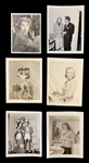 Group of 33 1940's and 1950's Studio-Issued Fan Photos Incl. Cary Grant, Katherine Hepburn, Janet Leigh, Elizabeth Taylor, Rita Hayworth and Many Others!