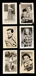 Group of 33 1940's and 1950's Studio-Issued Fan Photos Incl. Cary Grant, Katherine Hepburn, Janet Leigh, Elizabeth Taylor, Rita Hayworth and Many Others!