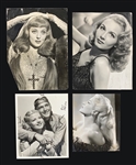 1930's-1940's Hollywood Starlet Studio-Issued News Service Photo Collection of Fifteen (15) Incl. Loretta Young, Paulette Goddard, Fay Wray, Myrna Loy and Others