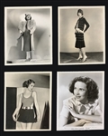 1930's-1940's Hollywood Starlet Studio-Issued News Service Photo Collection of Fifteen (15) Incl. Loretta Young, Paulette Goddard, Fay Wray, Myrna Loy and Others