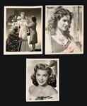 1930's-1940's Hollywood Starlet Studio-Issued News Service Photo Collection of Fifteen (15) Incl. Loretta Young, Paulette Goddard, Fay Wray, Myrna Loy and Others