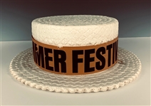 Early 1970s “Elvis Summer Festival / RCA / Hilton” Styrofoam “Straw” Hat from his Las Vegas Concerts