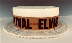 Early 1970s “Elvis Summer Festival / RCA / Hilton” Styrofoam “Straw” Hat from his Las Vegas Concerts