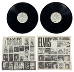 1972 RCA White Label “NOT FOR SALE” Promo Copy of Elvis Presley’s Album Elvis As Recorded at Madison Square Garden with 2 LPs and Full Gatefold