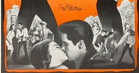 1964 <em>Viva Las Vegas</em> French-Canadian Movie Poster - Starring Elvis Presley (<em>Love in 4th Gear</em>)