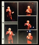 Frank Sinatra Collection with Stage-Used Handkerchief, 1989 Ticket Stubs and Over 100 35 MM Negatives and Prints from Several 1980's Concerts