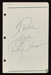 Roy Orbison Signed Sheet “To Rose, Love Orbison” (BAS)