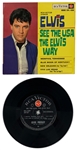 1967 Elvis Presley New Zealand 45 RPM EP <em>See the USA the Elvis Way</em> - Tough to Find Rarity!