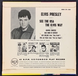1967 Elvis Presley New Zealand 45 RPM EP <em>See the USA the Elvis Way</em> - Tough to Find Rarity!
