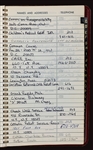 Senator Edward Kennedy's Personal 1960s-70s Telephone Address Book – From the Rosalie Helm Collection (Kennedy's Personal Assistant)
