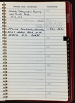 Senator Edward Kennedy's Personal 1960s-70s Telephone Address Book – From the Rosalie Helm Collection (Kennedy's Personal Assistant)