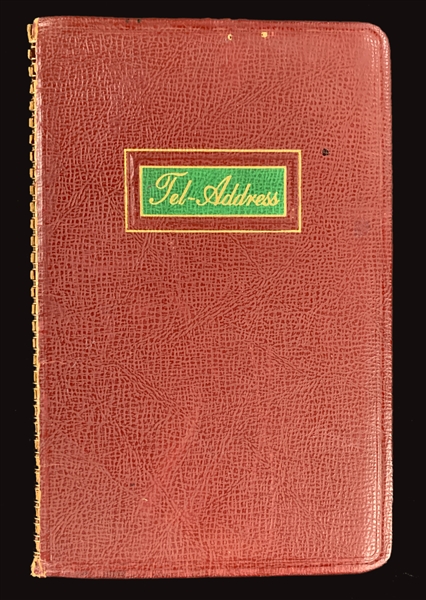 Senator Edward Kennedys Personal 1960s-70s Telephone Address Book – From the Rosalie Helm Collection (Kennedys Personal Assistant)