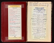 Senator Edward Kennedy's Personal 1960s-70s Telephone Address Book – From the Rosalie Helm Collection (Kennedy's Personal Assistant)