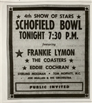 Collection of Three 1958 Unpublished Photos of Bobby Darin and Frankie Lymon Performing in Hawaii