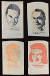 Collection of 14 1940's Hollywood Stars Iron Ons with Bob Hope, Mickey Rooney, Judy Garland, Spencer Tracy and Others
