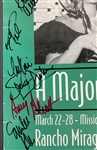 1999 Nabisco Dinah Shore Championship Poster Signed by 31 Golfers and Other Athletes Incl. Annika Sörenstam, Gale Sayers, Johnny Unitas and Brooks Robinson