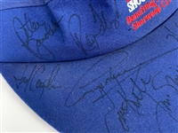 1996 “Shark Shootout” Visor Signed by 14 Golfers Incl. Jack Nicklaus, Arnold Palmer and Greg Norman (BAS)