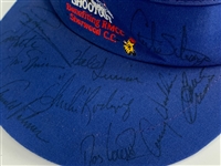 1996 “Shark Shootout” Visor Signed by 14 Golfers Incl. Jack Nicklaus, Arnold Palmer and Greg Norman (BAS)