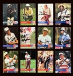 1992 Pro Set PGA Tour Near Set of 147 Signed Cards Incl. Lee Trevino, Mark O'Meara, Jon Daly, Corey Pavin, Paul Azinger, Curtis Strange and many Others (BAS) 
