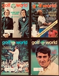 Incredible Signed Golf Magazine Collection of 24 Incl. Jack Nicklaus, Arnold Palmer, Lee Trevino, Johnny Miller and Others (BAS)