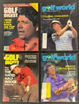 Incredible Signed Golf Magazine Collection of 24 Incl. Jack Nicklaus, Arnold Palmer, Lee Trevino, Johnny Miller and Others (BAS)