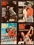 Incredible Signed Golf Magazine Collection of 24 Incl. Jack Nicklaus, Arnold Palmer, Lee Trevino, Johnny Miller and Others (BAS)