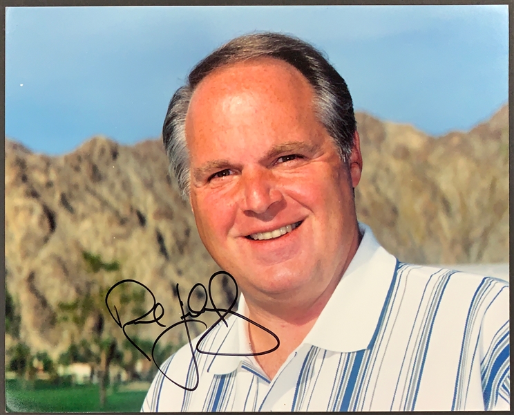 Rush Limbaugh Signed 8 x 10 Photo (BAS)