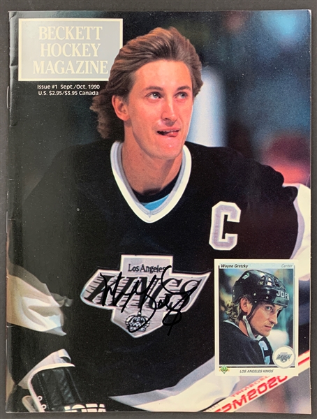 Wayne Gretzky Signed <em>Beckett Hockey</em> Magazine (BAS)